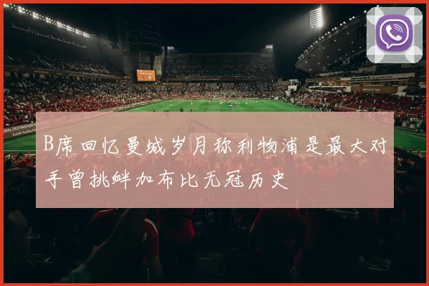 B席回忆曼城岁月称利物浦是最大对手曾挑衅加布比无冠历史